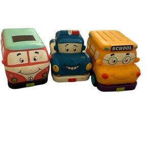 Colorful Kids Toy Vehicle Set Pull Back